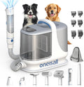 oneisall Dog Grooming Vacuum, 13000Pa Powerful 3L Dust Cup Pet Grooming Vacuum with Dog Clippers & Shedding Brush 7 Dog Grooming Kit, 3L Dust Cup, Super Quiet, 3 Suction Levels, BM3