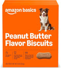 Amazon Basics Peanut Butter Flavor Biscuits Dog Treats 5 lb. Box