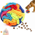 Snuffle Ball - Snuffle Ball for Dogs, Interactive Dog Toys to Keep Them Busy, Puppy Dog Puzzle Toy with Storage Bag Machine Washable