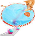 Migipaws Interactive Cat Ball Toy Set, Fun Tracker, Glowing Chase Ball with MystiChaser Pouch, Fluffy Tail, Small Mouse – Cat Toys for Bored Indoor Cats(Rose)
