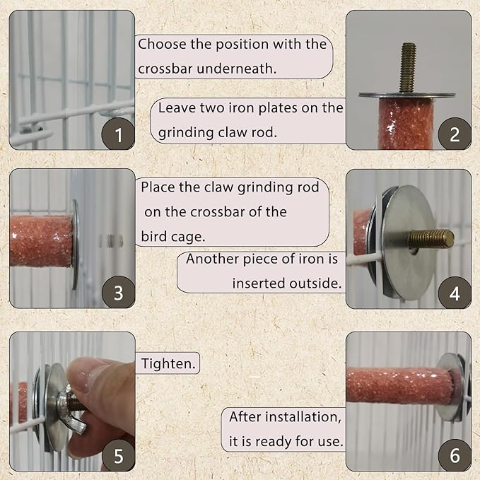IBWell Set of 3 Automatic Bird Feeders and Waterers for Cage, No Mess Seed and Parrot Water Dispenser, Perch for Cages