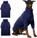 ASENKU Extra-Large Dog Sweater, Dog Sweaters for Extra Large Dogs, Pet Sweatshirt Apparel Turtleneck Pullover Winter for Doberman, Great Dane (Royal Blue, 4XL)