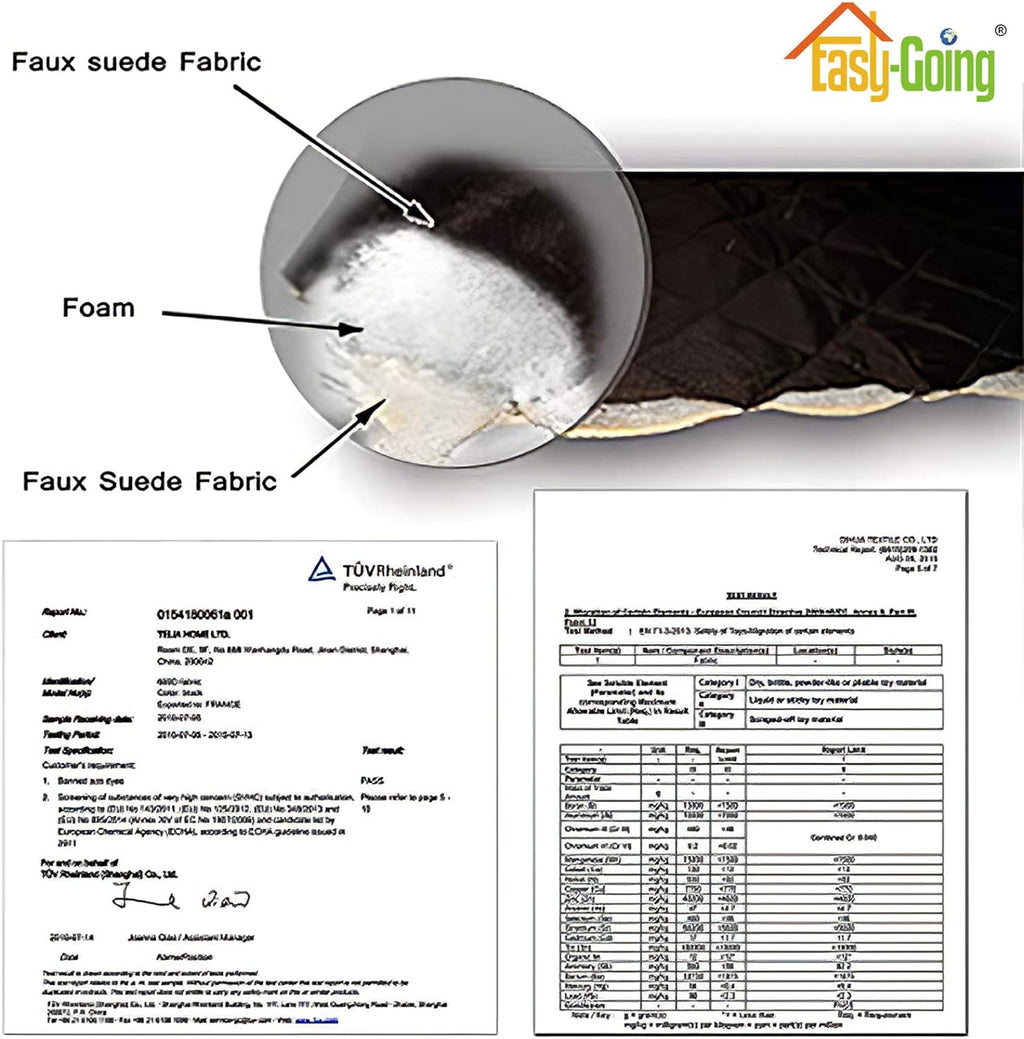 Easy-Going Sofa Slipcover Reversible Loveseat Sofa Cover Couch Cover for 2 Cushion Couch Furniture Protector with Elastic Straps for Pets Kids Dog Cat (Oversized Loveseat, Ivory/Ivory)