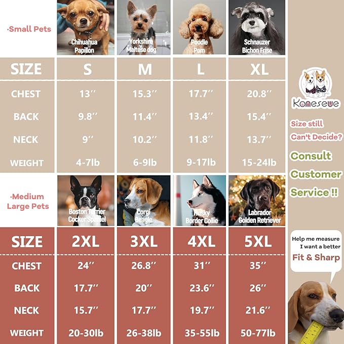 Koneseve Dog Hoodie Fleece, Cat Sweater Warm with Pocket - Soft Clothes for Daily Wear, Basic Hooded Sweatshirts, Winter Coat Clothing, Comfort Tee Shirt Fit for All Breeds Pet - Beige - XL