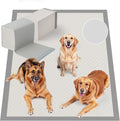 Gardner Pet 5XL 37"x54" Dog Pee Pads Extra Large, Super Absorbent & Leak-Proof Dog Potty Training Pads, Nop-Slip Bottom Puppy Pads, 50 Count Grey