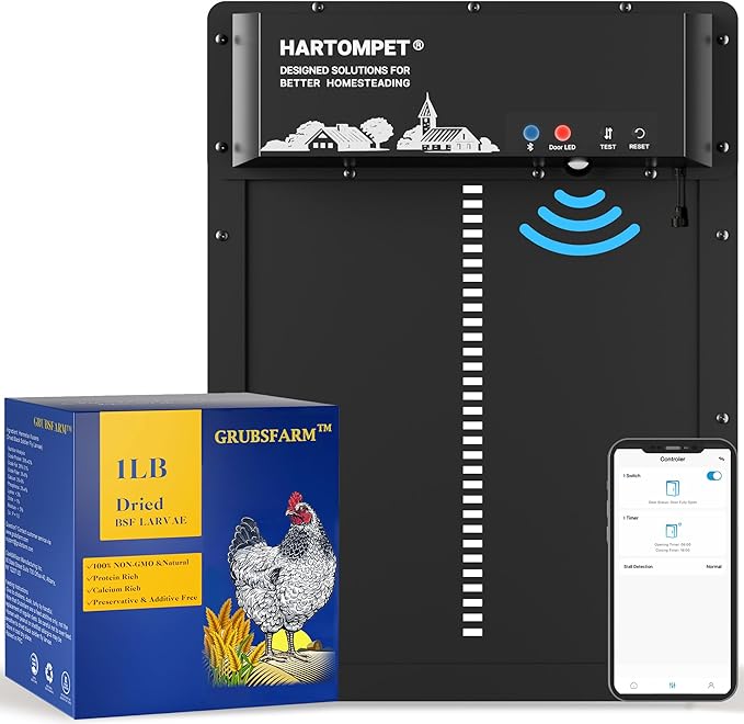 Premium Dried Black Soldier Fly Larvae for Chickens 1LB - Superior to Mealworms - 85X More Calcium Than Meal Worms - Molting & Laying Hens Supplement - Non-GMO BSF Larvae Treats for Ducks