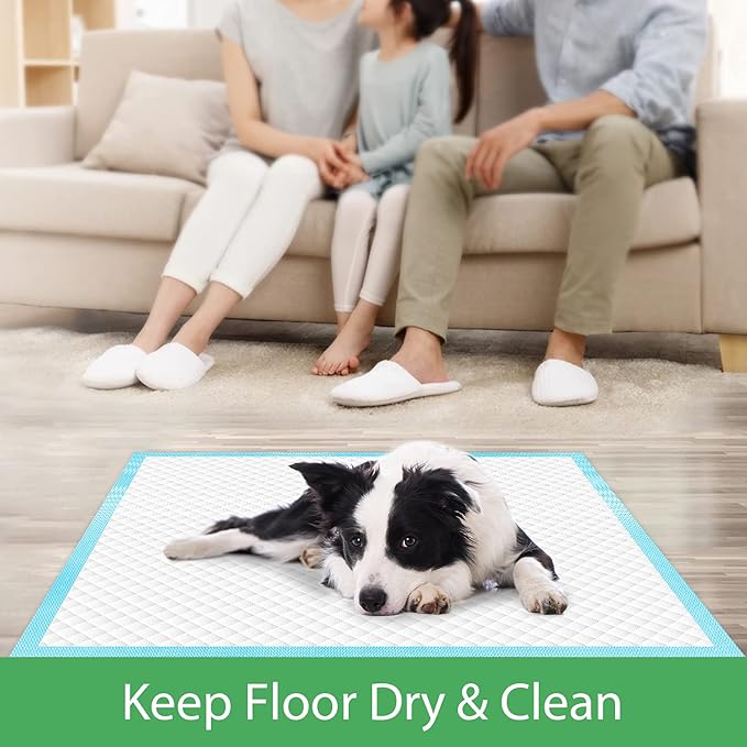 Extra Large Dog Pads 30"x26" 30 Count, Thicker Puppy Pads for Potty Training, Super Absorbent Pee Pads for Dogs, Leak-Proof Dog Pee Pads for Puppies, Disposable Pet Training Pads for Cats