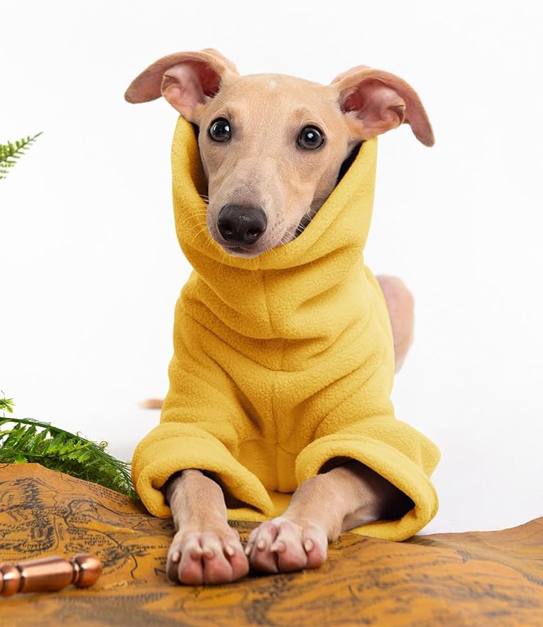 Dog Fleece Sweater Turtleneck Long Sleeve Pullover Sweatshirt Warm Puppy Clothes for Small Medium Dogs