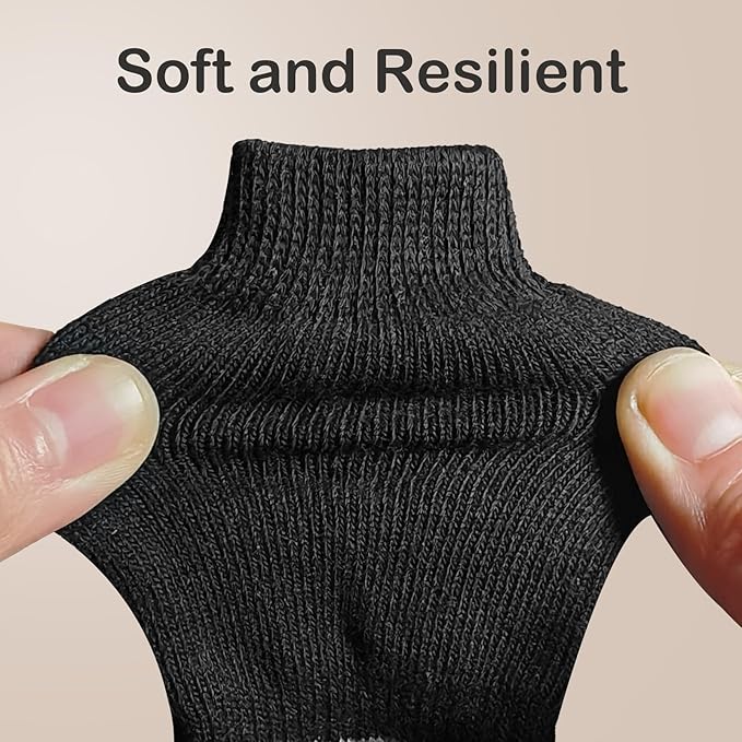 Non-Slip Dog Socks Prevent Licking Paws,Grippy Socks for Senior Dog Walk on Hardwood Floor,Paw Protectors,Black 2 Pairs,XS