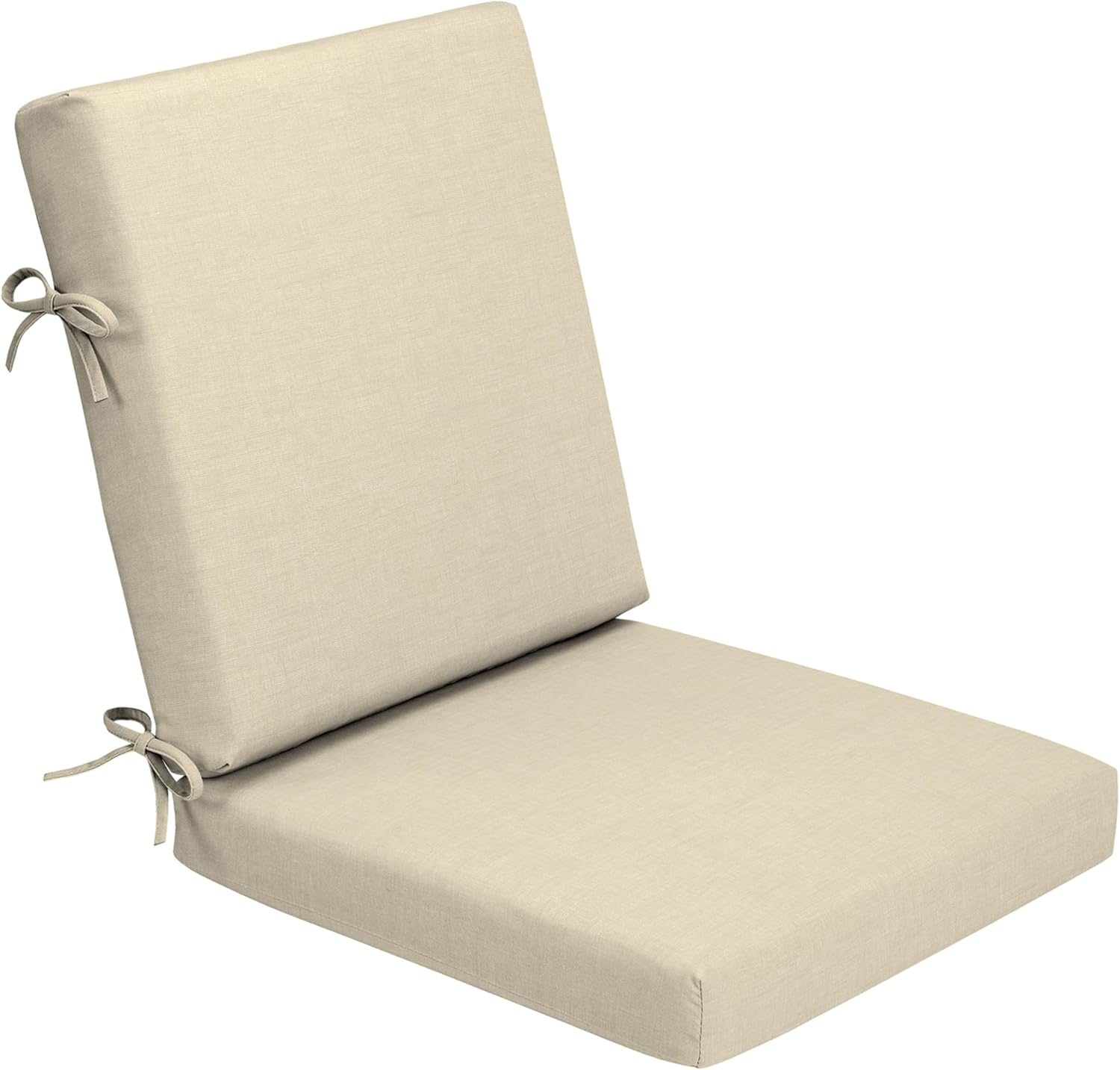 Arden Foam Outdoor Dining Chair Cushion, 20 x 20, Made with ProFoam, Rain-Proof, Fade Resistant, Tan Leala