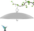 13" Bird Feeder Rain Guard, Hummingbird Feeder Shade Dome Cover, Hanging Baffle for Bird Feeder Pole (Grey), 1 Pack