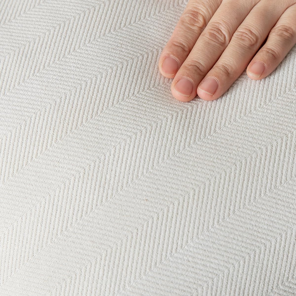 Set of 2 Decorative Fringe Throw Pillow Covers Chenille Pillow Covers Elegant Design Pillowcase Soft Tassels Cushion Cover for Couch Bed Home Decor,18×18 Inch,Cream White