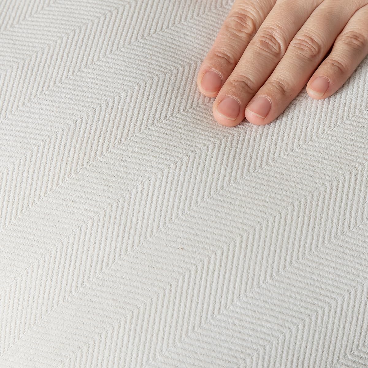 Set of 2 Decorative Fringe Throw Pillow Covers Chenille Pillow Covers Elegant Design Pillowcase Soft Tassels Cushion Cover for Couch Bed Home Decor,18×18 Inch,Cream White