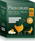 PROILGRUBS 10 LBS - Non-GMO-Dried Worms for Chickens All Natural Dried Black Soldier Fly Larvae Treats, High Protein Worms for Chickens, Hens, Birds...