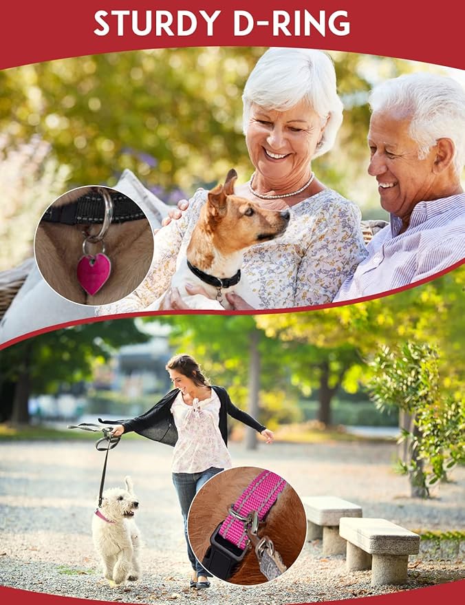 PaiPaitek Replacement Collar for Shock Collar, Compatible with Patpet, Sportdog, Garmin, Dogtra, Delupet, Bousnic, Petspy, Nbju, Invisible Fence Dog Collar Replacement Strap