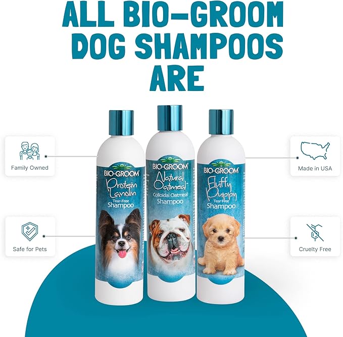 Bio-Groom Oatmeal Dog Shampoo - for Allergies and Itching, Cruelty-Free, Dog Bathing Supplies, Puppy Shampoo for Sensitive Skin, Made in USA, Anti-Itch Dog Products - 5 Gallons
