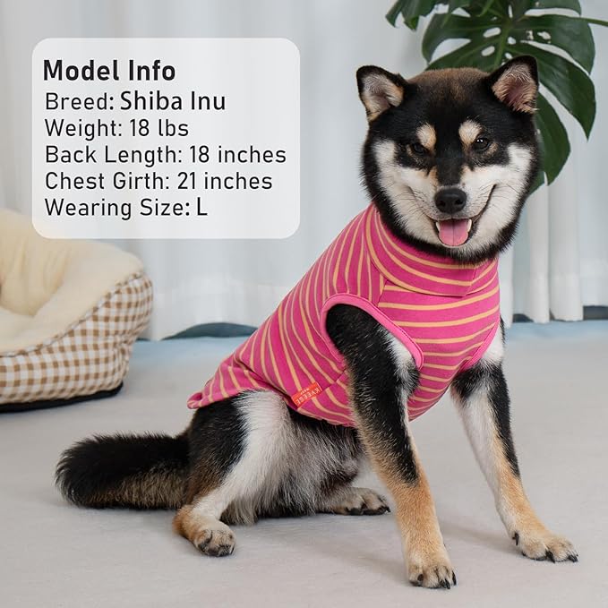 KYEESE 2Pack Dog Sweater Stretchy Dog Sweaters for Large Dogs Pullover Dogs Clothes Soft Pets Sweatshirt Turtleneck Pet Coats