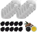 20 Pcs Cat Water Fountain Replacement Filters, Compatible With Veken 95oz/2.8L Cat Water Fountain,(Contains 10 Cat Fountain Filters and 10 Sponges)