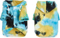 Mklhgty Tie Dye Dog Hoodie, Winter Coat for Small Dogs - Ultra-Soft Adjustable Warm Hood, Breathable Comfort Fabric for Daily Use