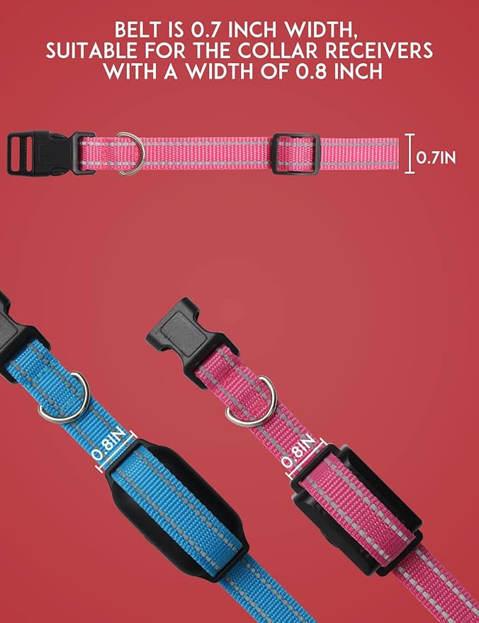 Paipaitek Collar Replacement Strap Compatible with Patpet, Garmin, Dogtra, Petrainer, Dog Care, Sportdog Field Trainer, Trainpro Dog Training Collar Receiver