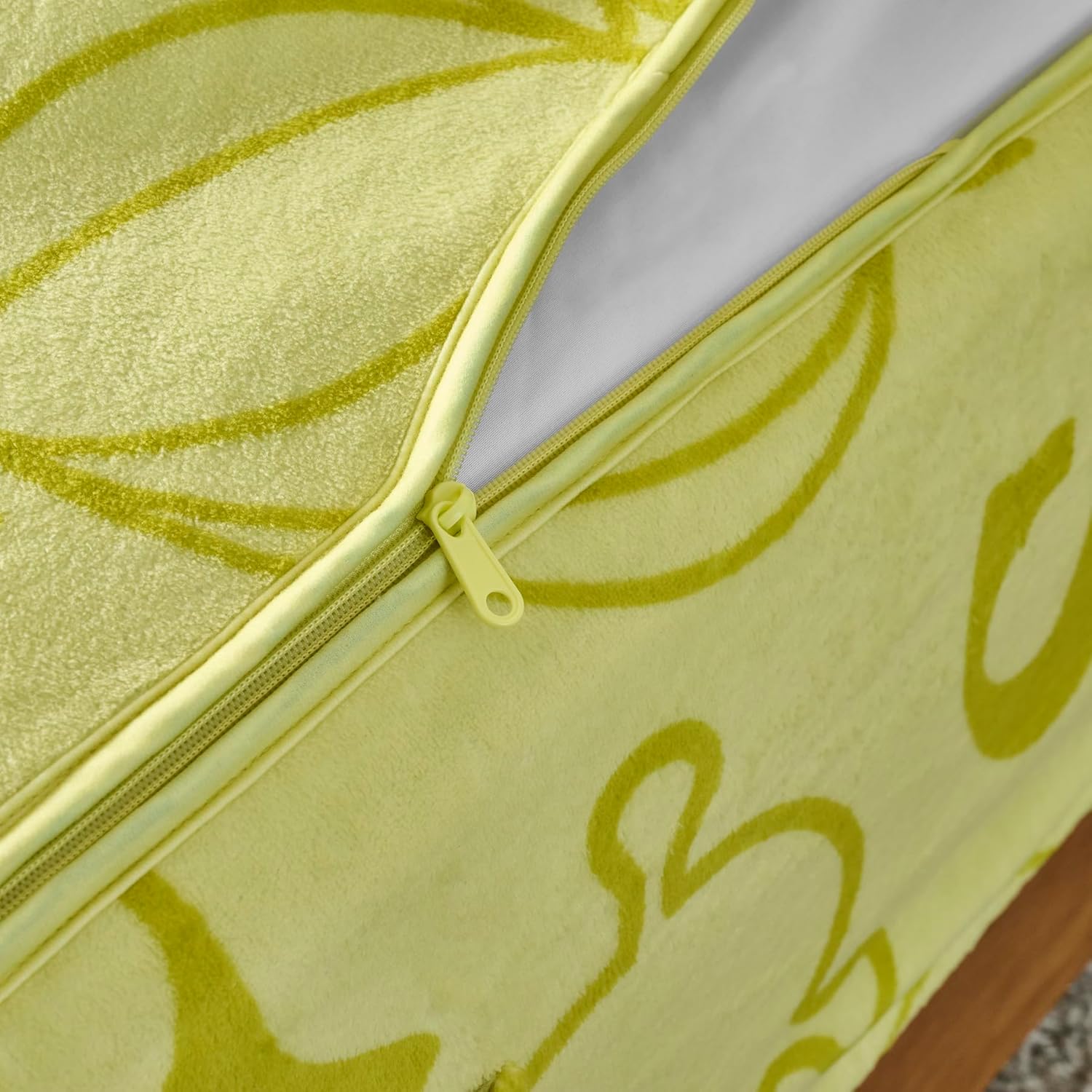 ZippySack Twin Bed Zip-Up Bedding – Super Soft Fleece Fitted Blanket with Side Pocket & Durable Zipper – Easy Bed-Making for Kids (Shrek)