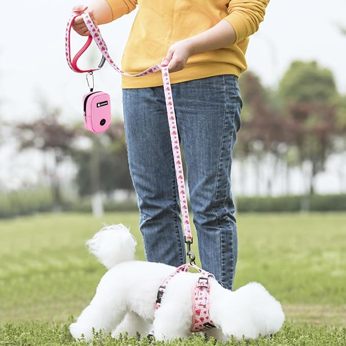 Dog Treat Pouch Dog Poop Bag Holder For Leashes, Pets Snack Container With Inner Mesh Bag, Puppy Supplies Perfect For Training And Walking - Hands Free Dog Waste Bag Dispenser -Dog Travel Accessories