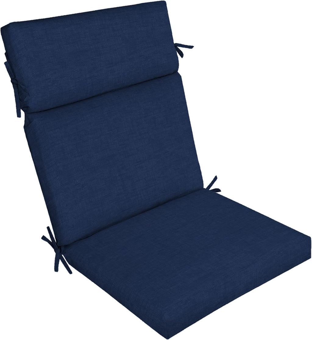 Arden Outdoor Chair Cushion, 21 x 20, Rain-Proof, Fade Resistant 20 x 21, Sapphire Blue Leala