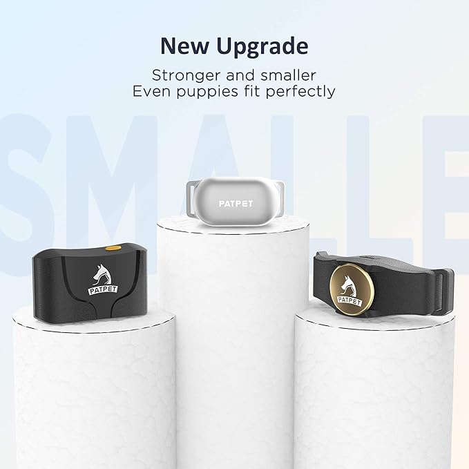 PATPET Dog Training Collar with Remote - Electric Dog Shock Collar for Small Medium Large Dogs - 3 Adjustable Safe Modes, Rechargeable Waterproof E Collar for Dogs (8-120 lbs)