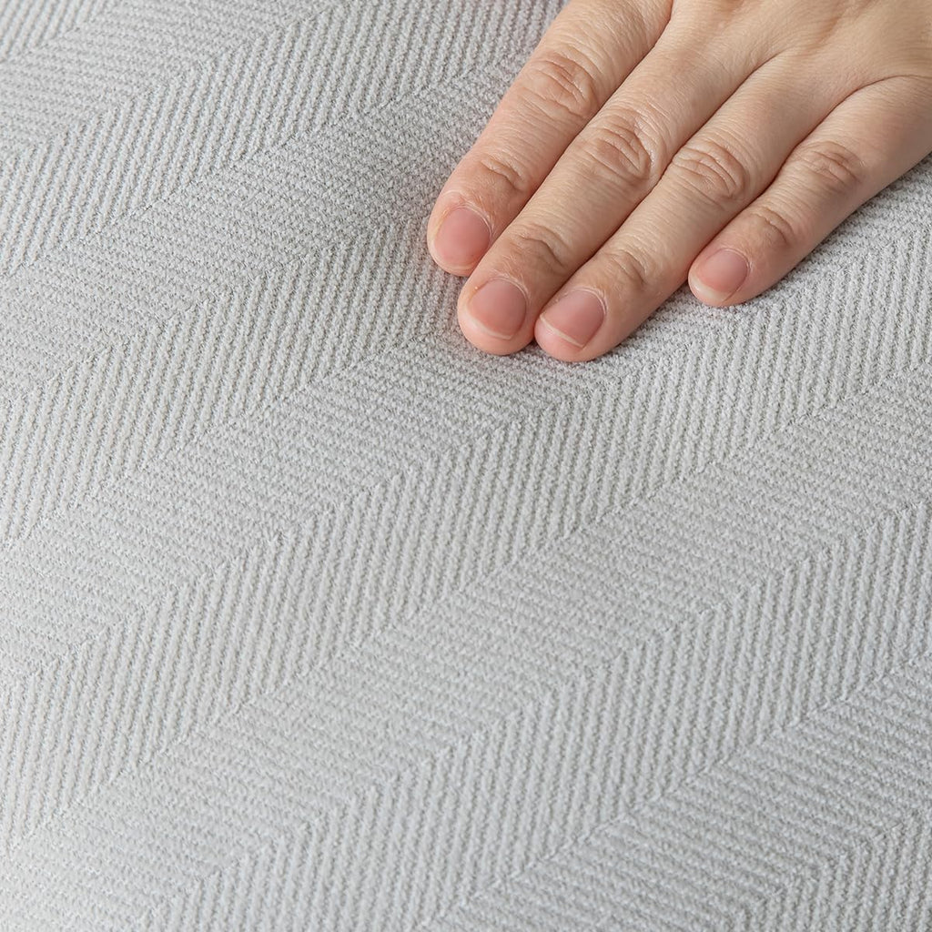 Set of 2 Decorative Fringe Throw Pillow Covers Chenille Pillow Covers Elegant Design Pillowcase Soft Tassels Cushion Cover for Couch Bed Home Decor,12×20 Inch,Light Gray