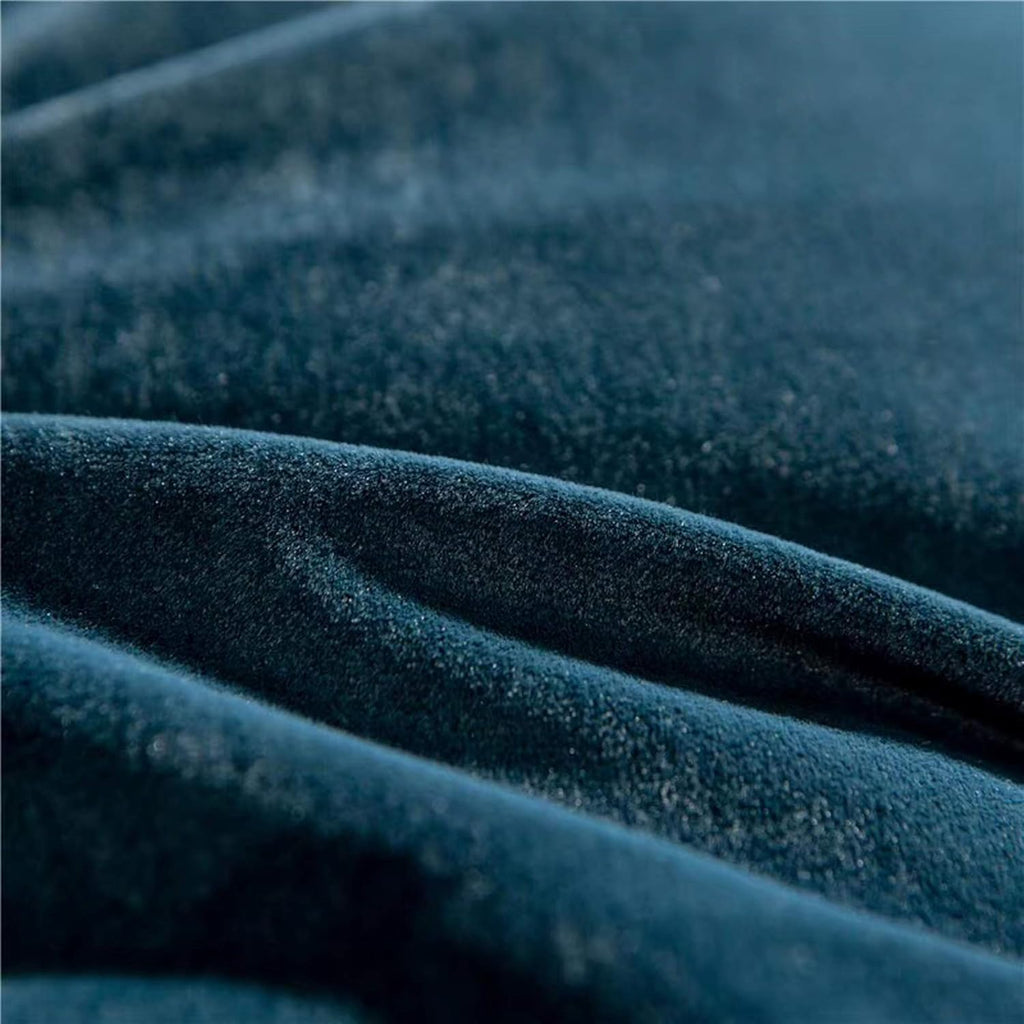 Triangular Reading Bed Rest Pillow Large Bolster Cushion Headboard Backrest Wedge Pillow with Removable Cover and Two Large Side Pockets (Teal, 47 x 8 x 20 inches)