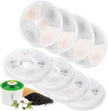 8 Pack Cat Water Fountain Replacement Filters Fit for 3L Flower Water Dispenser Automatic Pet Dog Cat Fountain Filter