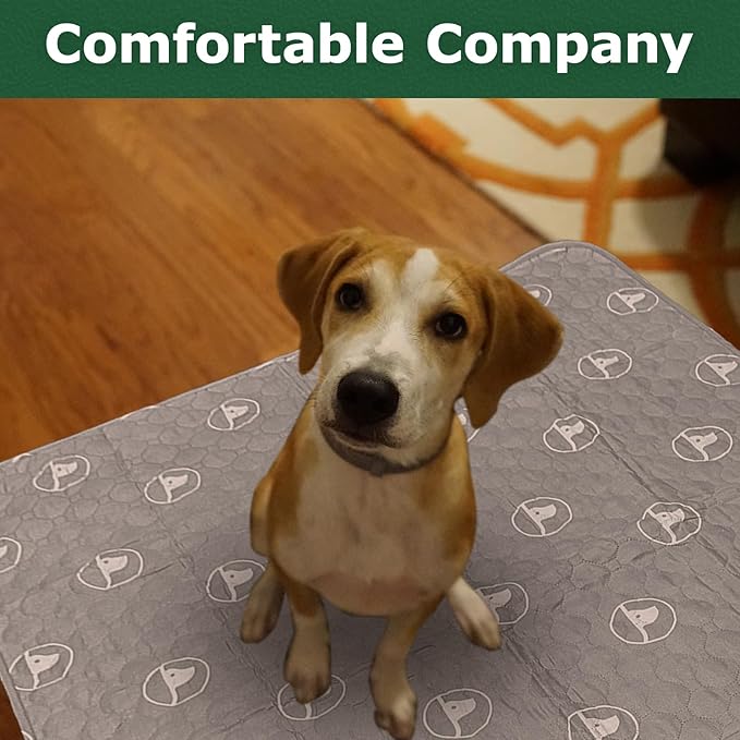 PJYuCien Washable Dog Playpen Mat, 36”x 36”, Leak-Proof Reusable Puppy Pee Pads, Non-Slip Pee Mat for Whelping Pads, Crate, Potty Training, Puppy Playpen (Note: Mat Only, Playpen Not Included)