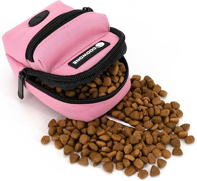 Dog Treat Pouch Dog Poop Bag Holder for Leashes, Pets Snack Container With Inner Small Bag, Puppy Supplies Perfect for Training and Walking