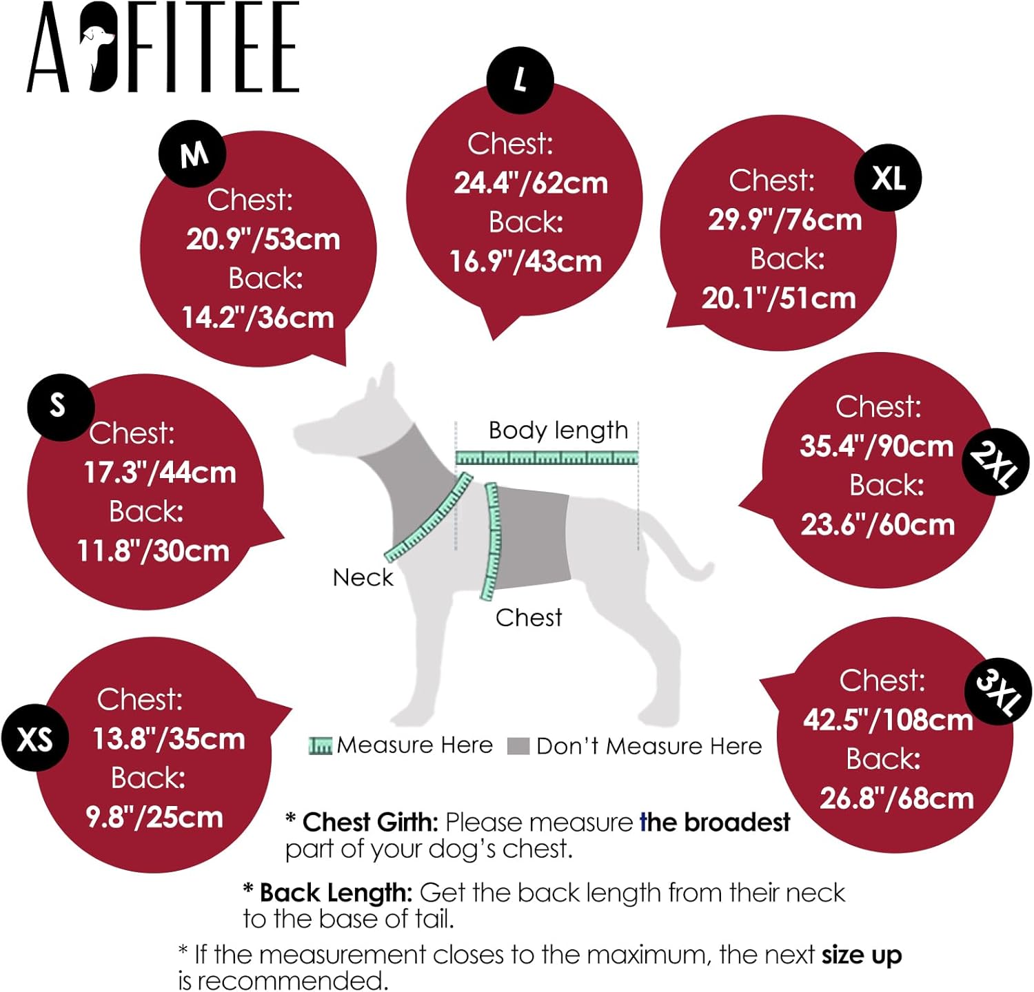 AOFITEE Dog Coat, Warm Dog Jacket with Harness Built in, Waterproof Coats for Small Dogs, Dogs Winter Coat Puffer Jacket with Zipper & Fleece Collar, Pet Snowsuit Sweater for Chihuahua Yorkshire, XS