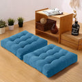 Large Floor Pillow Cushion for Adults Meditation Cushion Large Floor Sitting Soft Seat Pillow for Tatami Living Room Yoga Chatting 22x22 Inch Sky Blue