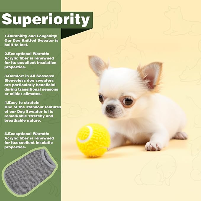 Cozy and Functional Dog Shirts for Small Puppies: Stretchable Blue Attire with Easy-On Design, Ideal for Chihuahuas and Yorkies - Enhance Comfort and Playfulness on Chill Days X-Small