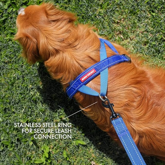 EzyDog Quick Fit Dog Harness – No Pull Harness for Training, Everyday Walking, and Easy Control - Adjustable Fit, Reflective, and Padded (X-Small, Green Camo)