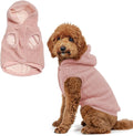 Spark Paws Teddy Dog Sweater, Sherpa Jacket Vest with Warm Fleece Lining, Winter Coat Suitable for Small Medium Large XL XXL Breeds - Pink - 2XL