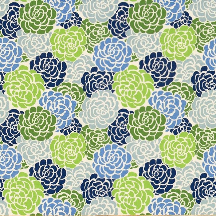 RSH DECOR: Tufted Wicker Loveseat Cushion | 41” x 19" | All-Weather Spun Fabric | Water and Fade-Resistant | Outdoor Settee Cushion for Patio Furniture | Livi Courtyard Floral