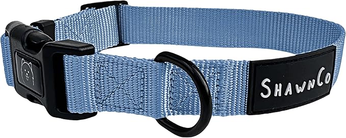 ShawnCo Dream Walk Dog Collar- Premium, Adjustable and Comfortable Pet Collar for Small, Medium, Large and Extra Large Dogs (L, Moonglow)