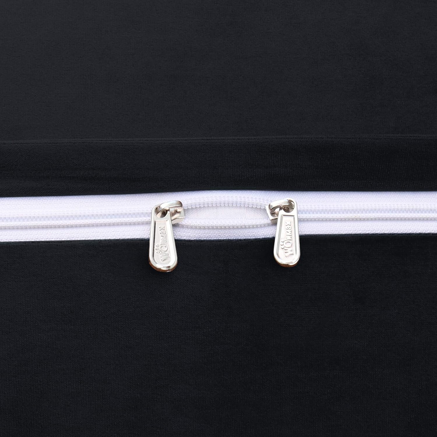 Wedge Headboard Pillow Dorm Room Reading Pillow Back Support for Sitting Up in Bed Bolster Lumbar Cushion Body Positioning Bedrest (Black, 24x8x20 in)