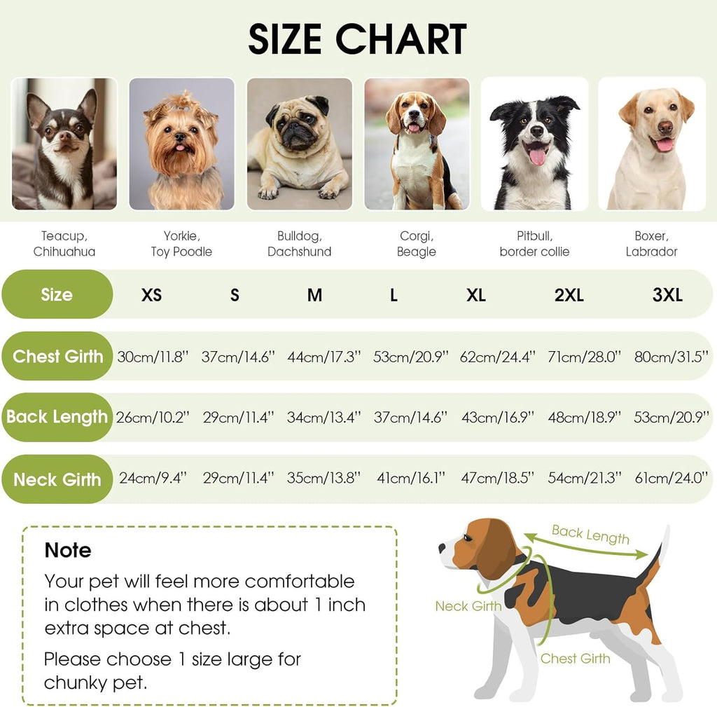 Queenmore Medium Dog Sweater, Check Pattern Knitted Cat Sweater, Warm Dog Sweaters for Medium Dogs, Solid Pull-on Sweater for Cats, Green M