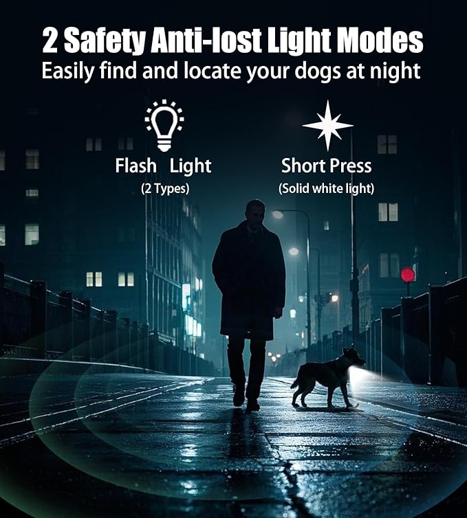 Shock Collar for Dogs with Remote 3600Ft - Training Collar for Barking Control, 4 Modes(Beep/Vibe/Static), IPX7 Waterproof for Swimming, 30-Day Rechargeable Battery, Adjustable for Small to XL Dogs