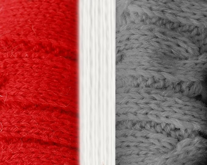 2 Pack Dog Christmas Sweaters for Small Dogs - Puppy Medium Warm Clothes Winter, Turtleneck Pullover Design for Male Boy Girl Pet, Doggie, Cat, Kitten Chihuahua Bulldog (XS, Xmas Red, Grey)