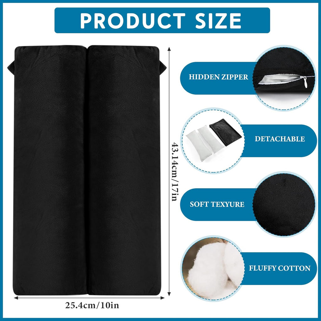Soaoo Arm Pillows for Adults Pain Relief for Arm Pain Broken Post Surgery Soft Rest Support Pillow Leg Injury(Black)