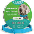 FurLife Flea and Tick Collar for Dogs – Waterproof Blue Dog Collar, Pet Supplies for Tick and Flea Prevention for Dogs, Safe for All Breeds