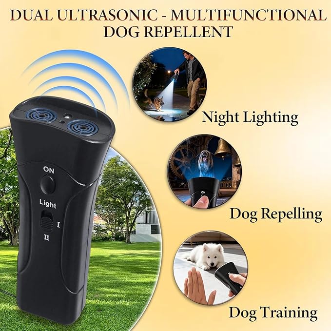 PetGentle Anti-Barking Device, Ultrasonic Dog Training Control, One-Click Behavior Correction
