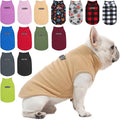 BEAUTYZOO Dog Fleece Vest Sweater Winter Jacket for Small and Medium Large Dogs with D-Ring Leash Cold Weather Coat Hoodie for XS S M Dogs Boy or Girls