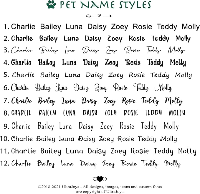 Ultra Joys Dog Tags Personalized for Pets - Hollow Paw Custom Pet ID Tag - Engraved Dog Tag for Small, Large Dogs - Small Bone in Silver