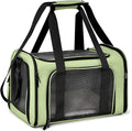 Large Cat Carriers Dog Carrier Pet Carrier for Large Cats Dogs Puppies up to 25Lbs, Big Dog Carrier Soft Sided, Collapsible Travel Puppy Carrier - Large - Green